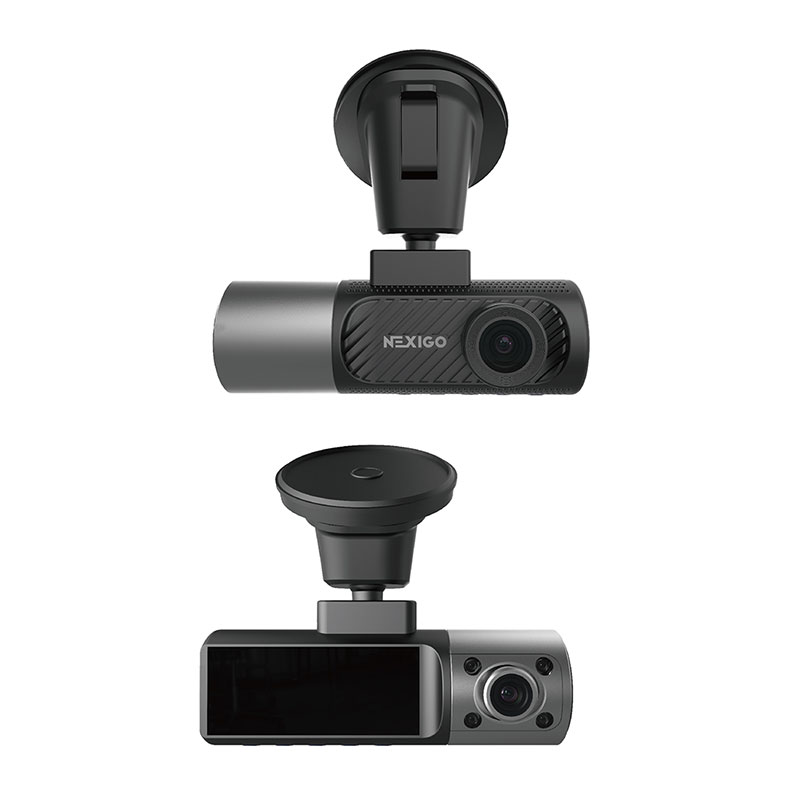 3 Channel Dash Cam Pronao et Tergo intus inaedificata 5GHz WiFii GPS